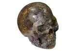 1.5" Polished Amethyst Breccia Crytstal Skulls - Photo 3